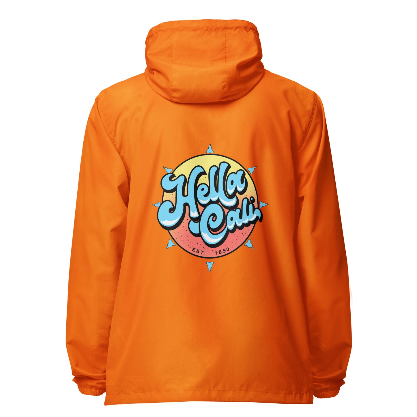 Hella Cali Unisex lightweight zip up windbreaker