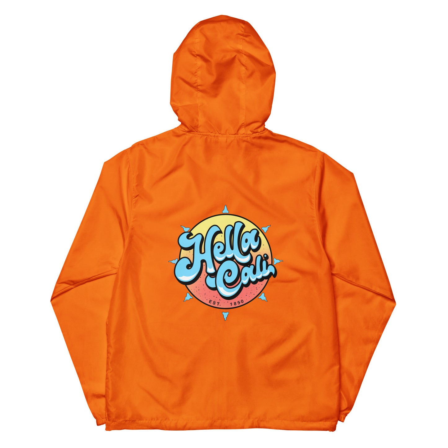 Hella Cali Unisex lightweight zip up windbreaker