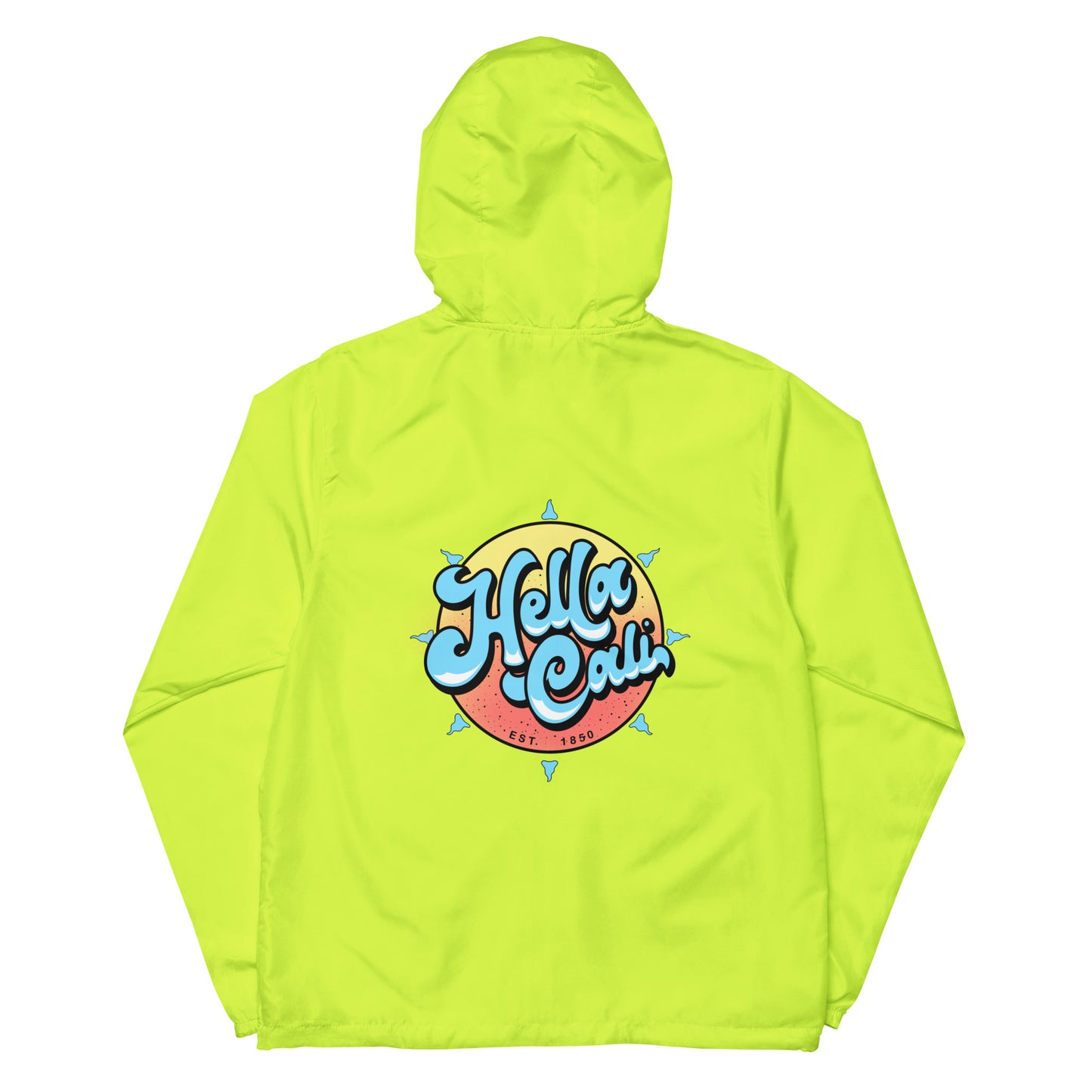 Hella Cali Unisex lightweight zip up windbreaker