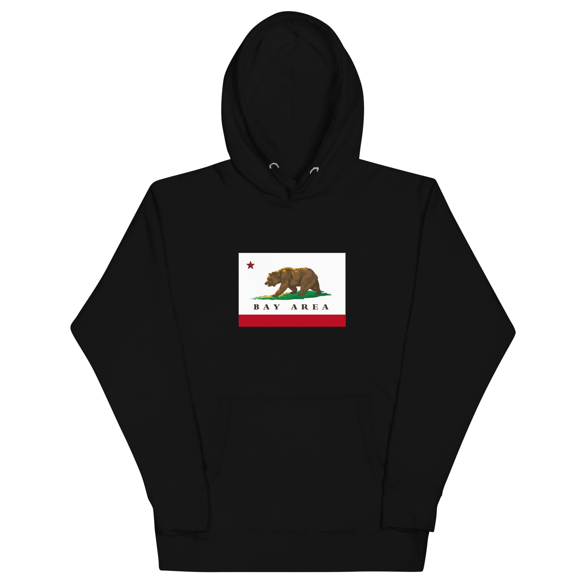 Black Bay Area Hoodie - CAFlags