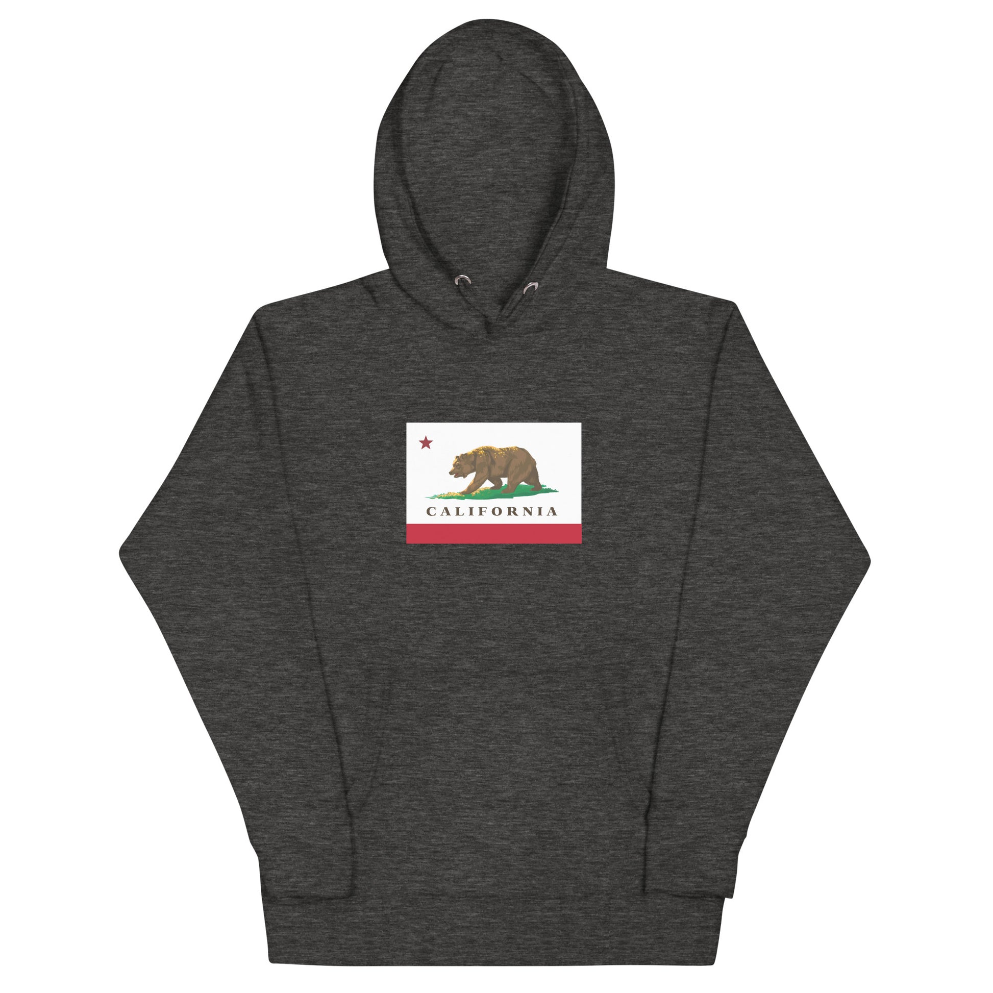 Gray California Flag Hoodie 