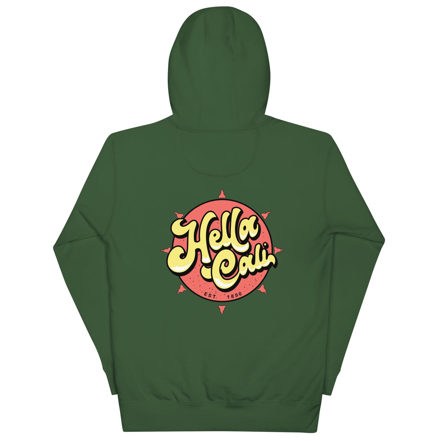 Green Hella Cali Hoodie