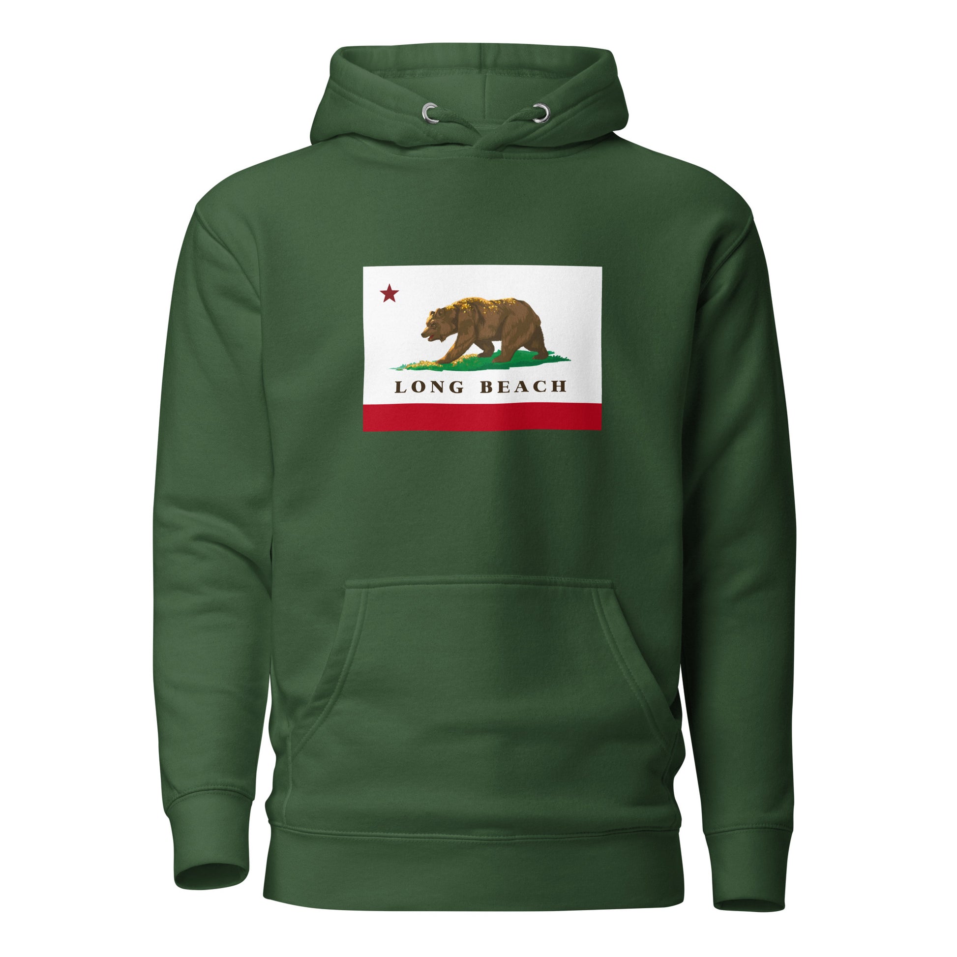 green Long Beach CA hoodie