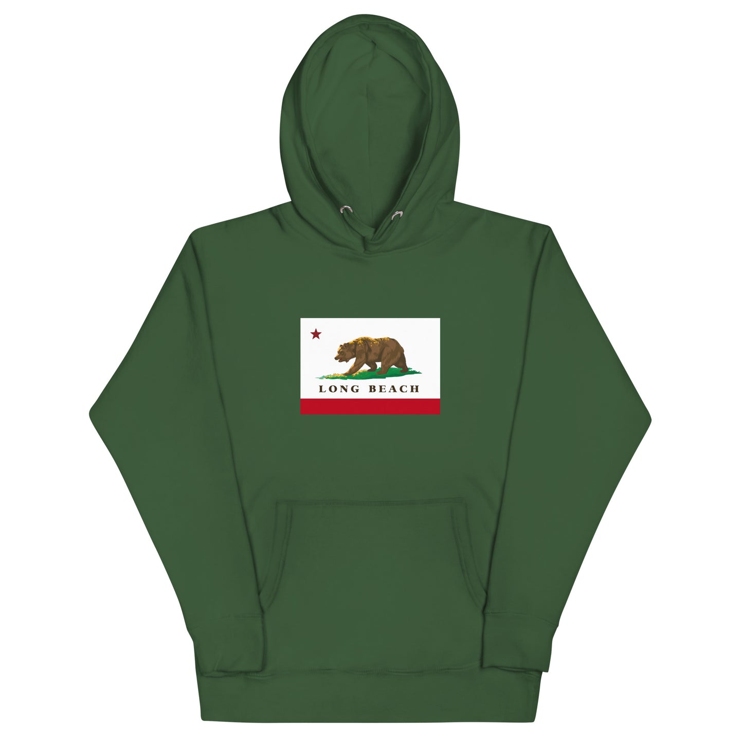 Long Beach CA Flag Hoodie - CAFlags