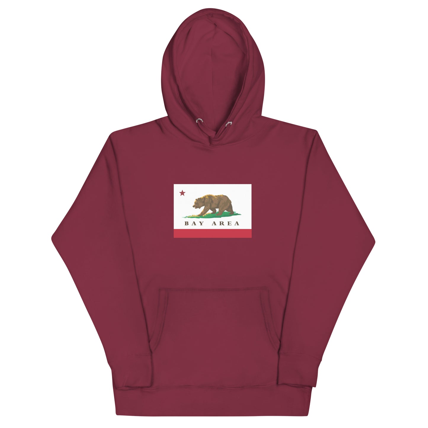 Maroon Bay Area Hoodie 