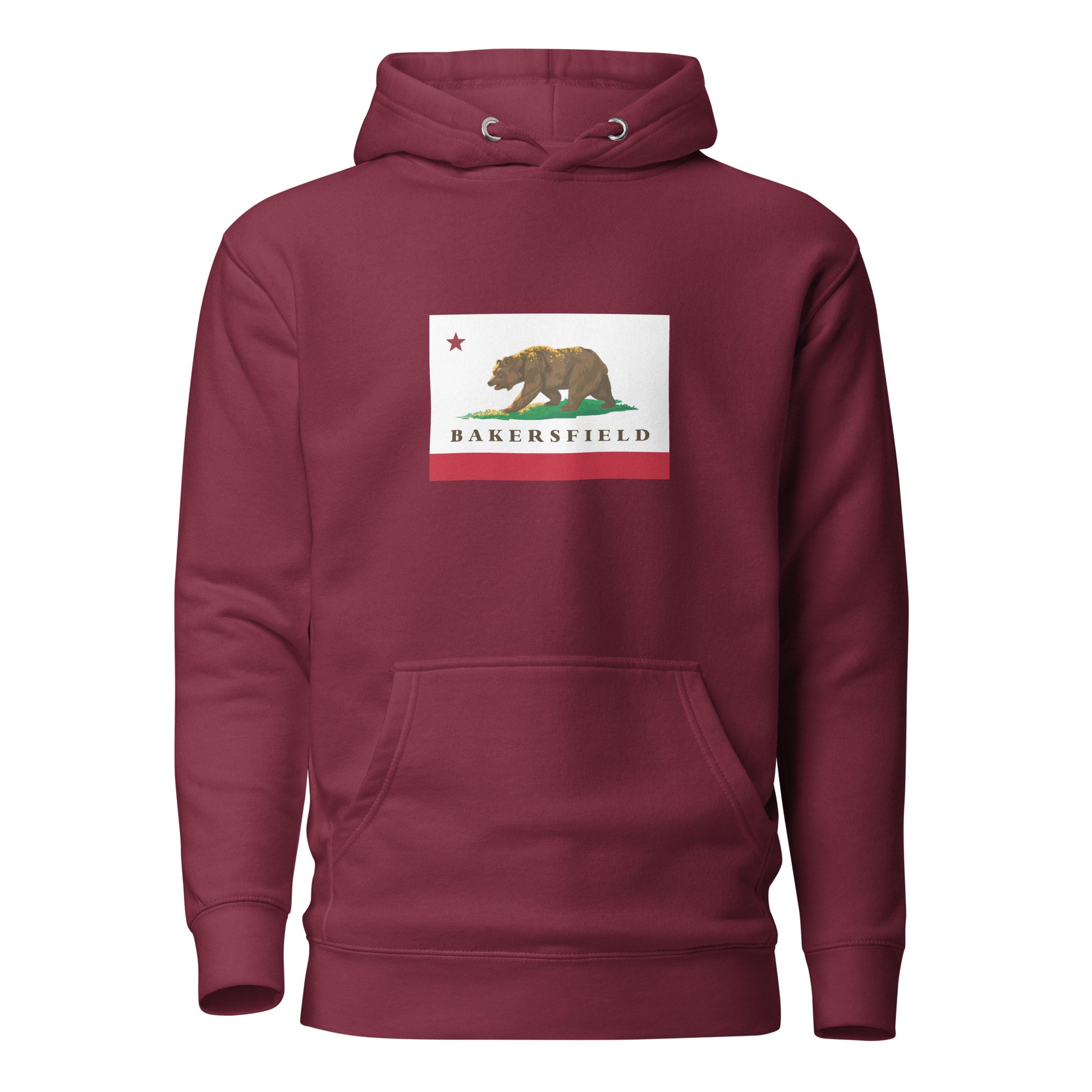 Maroon Bakersfield Hoodie