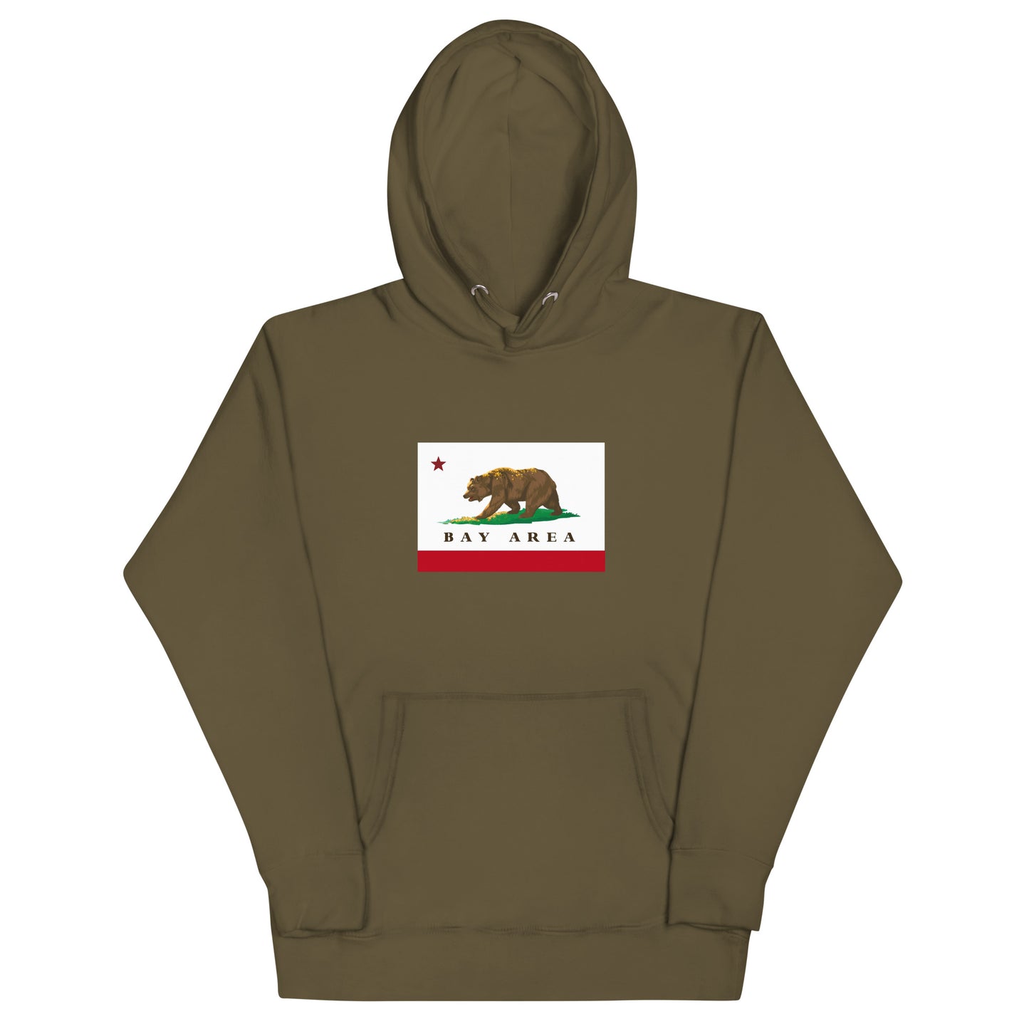 Military Green Bay Area Hoodie