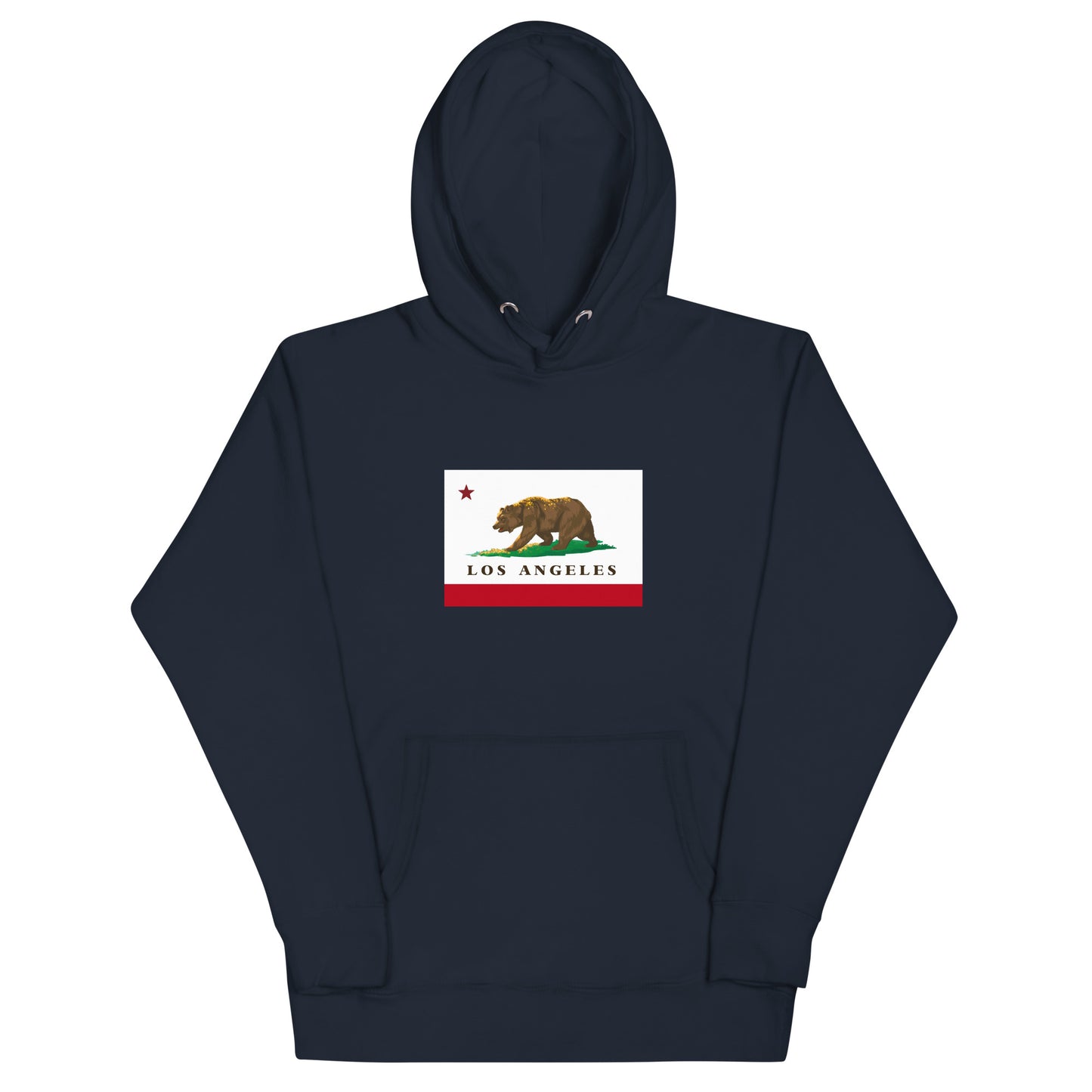 Navy Blue Los Angeles CA Hoodie - Cali City Apparel