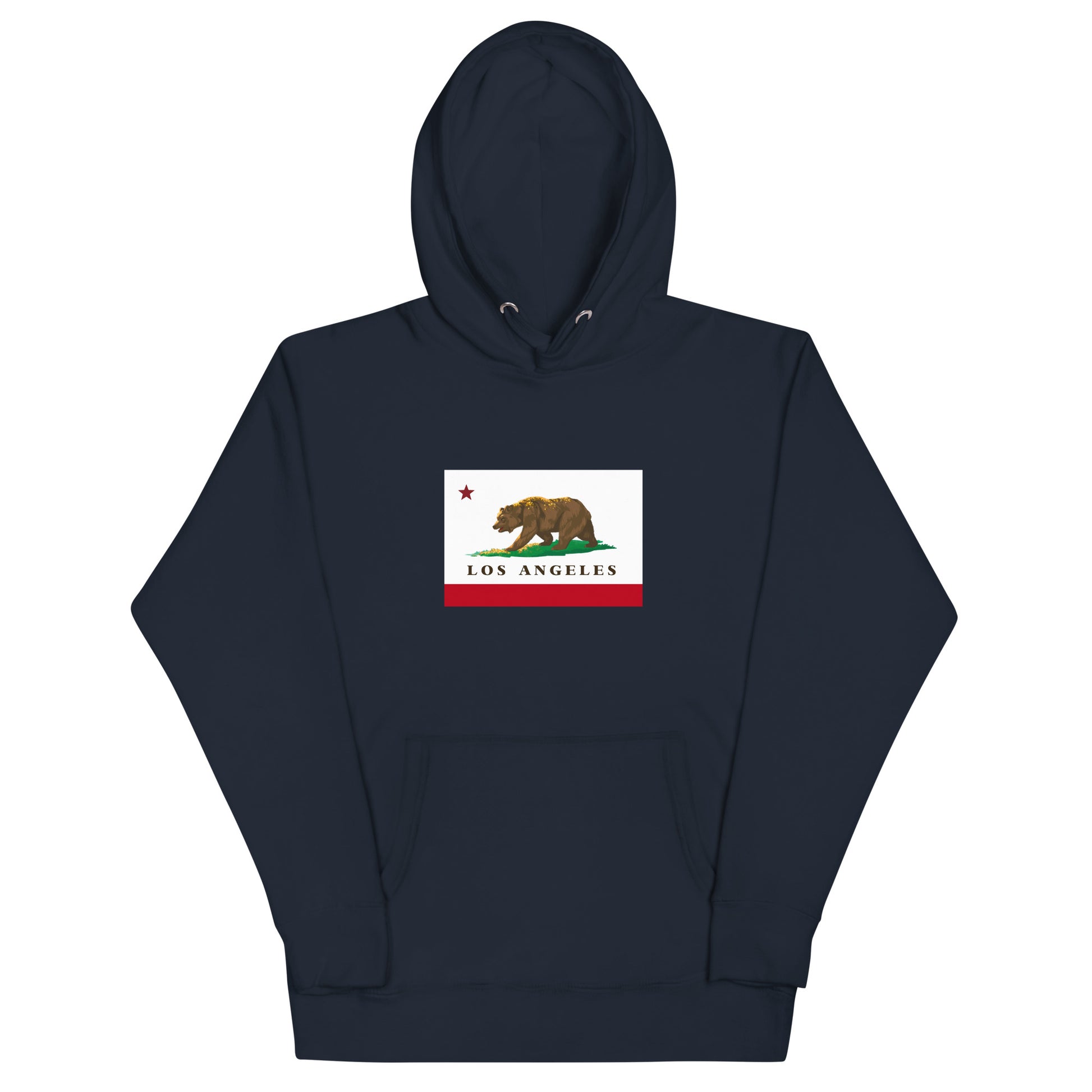 Navy Blue Los Angeles CA Hoodie - Cali City Apparel