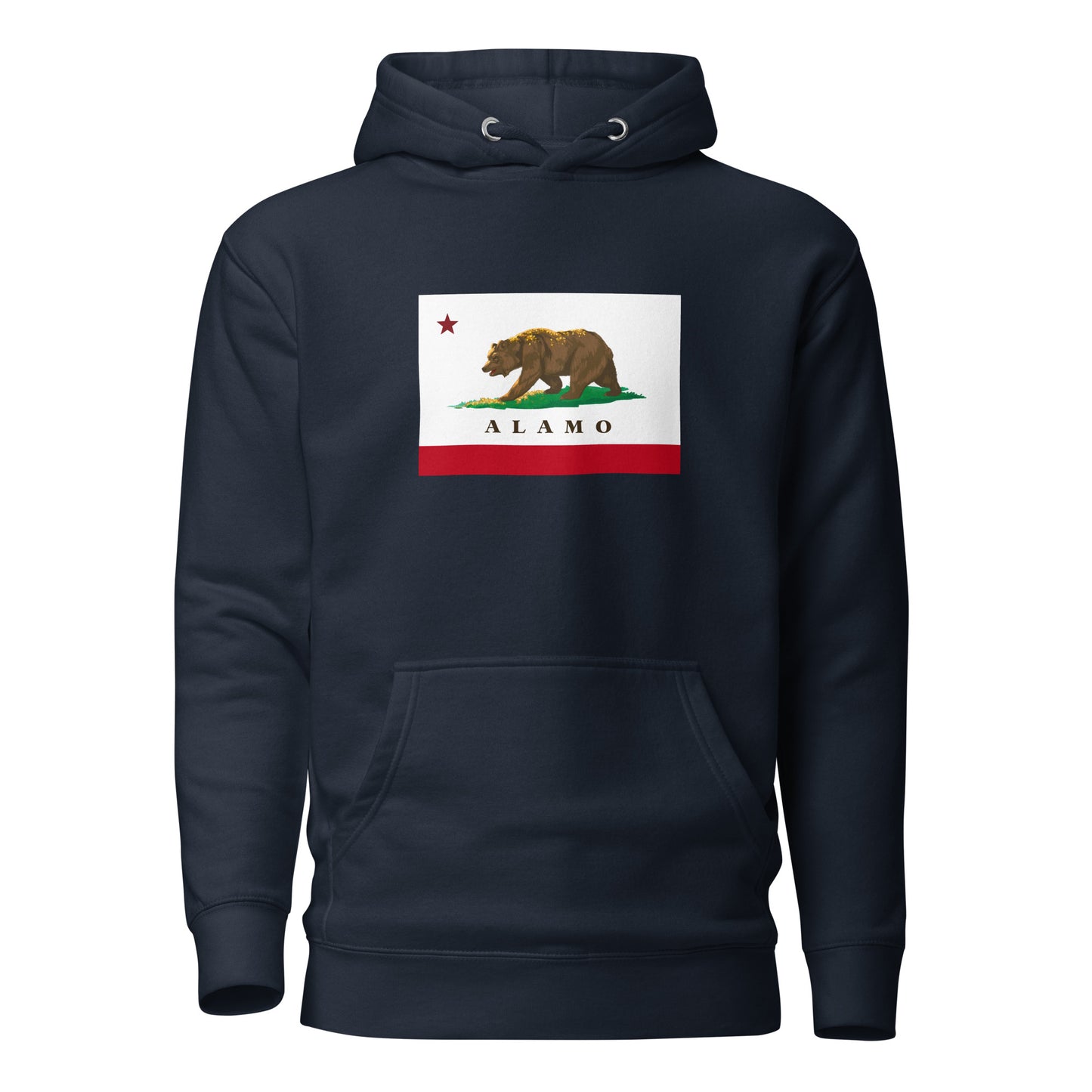 Navy Blue Alamo CA Hoodie