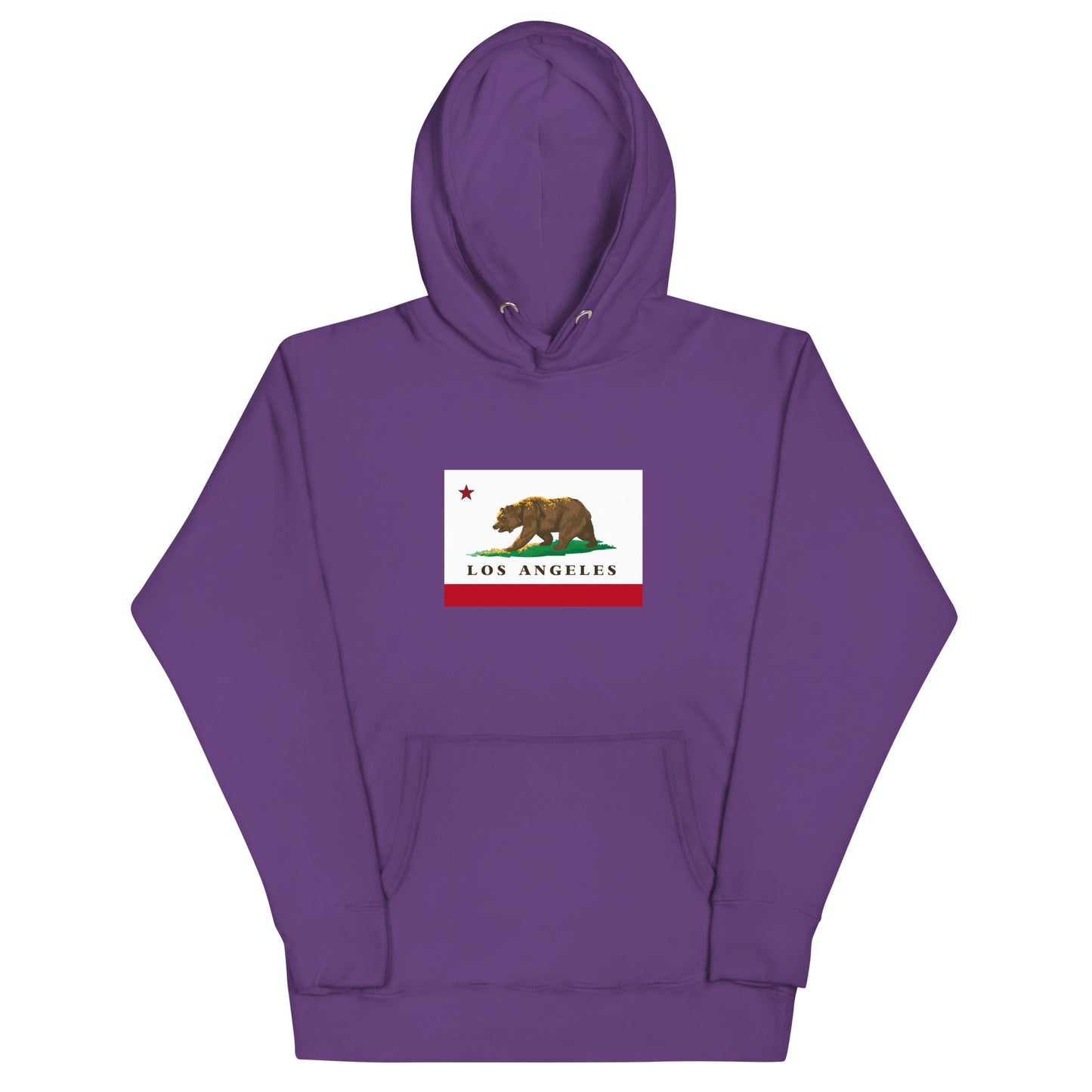 Purple Los Angeles CA Hoodie - Cali City Apparel