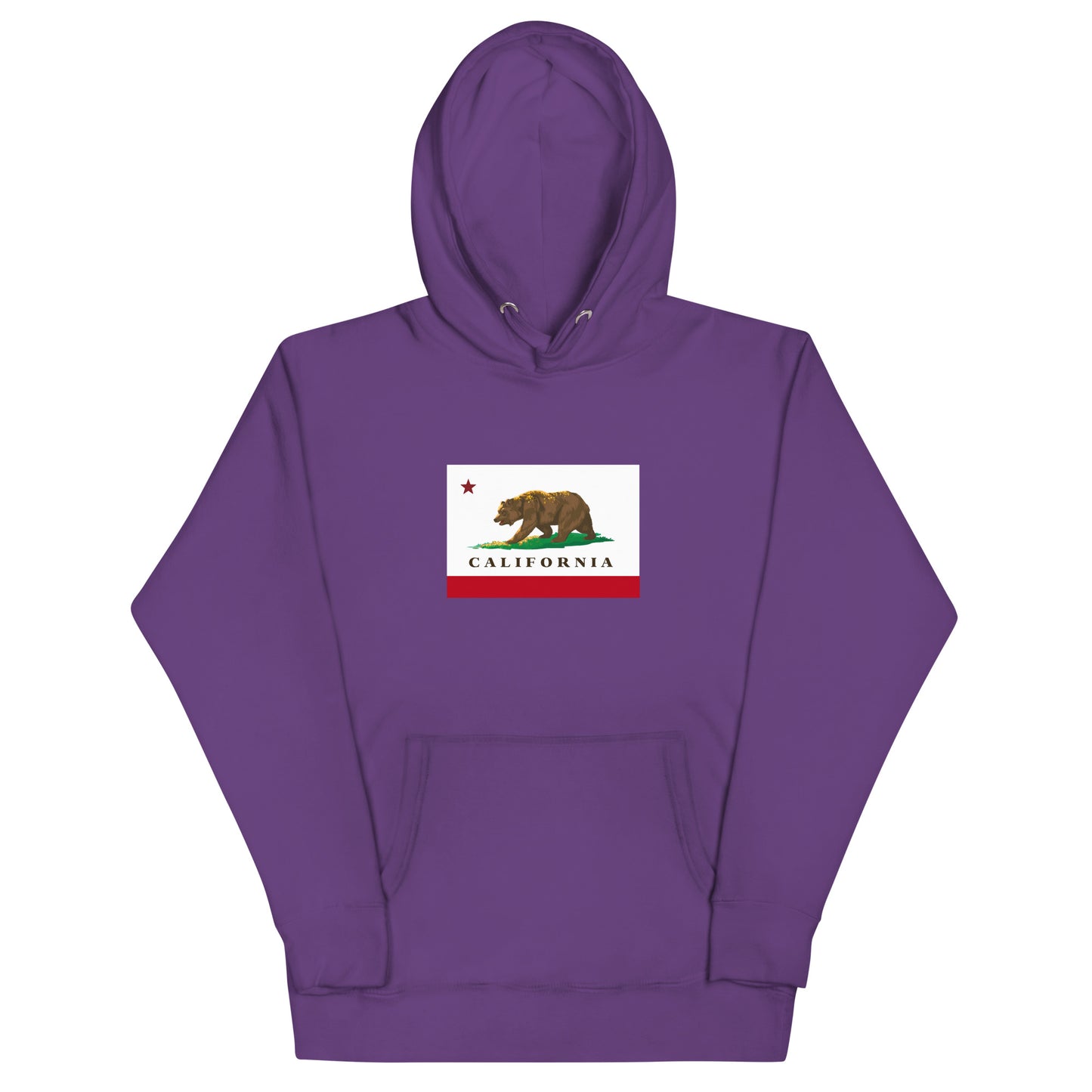 Purple California Flag Hoodie