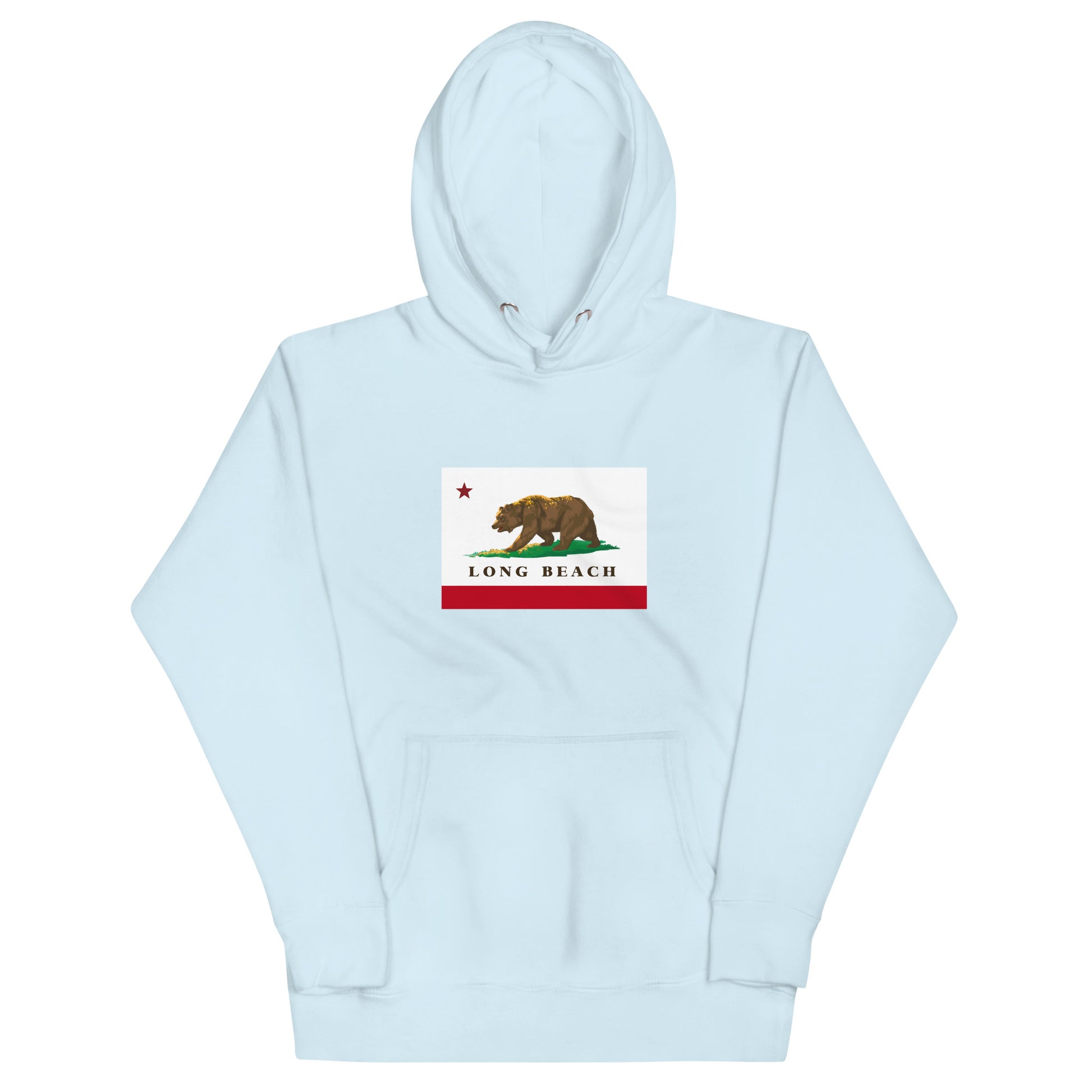 Long Beach CA Flag Hoodie - CAFlags