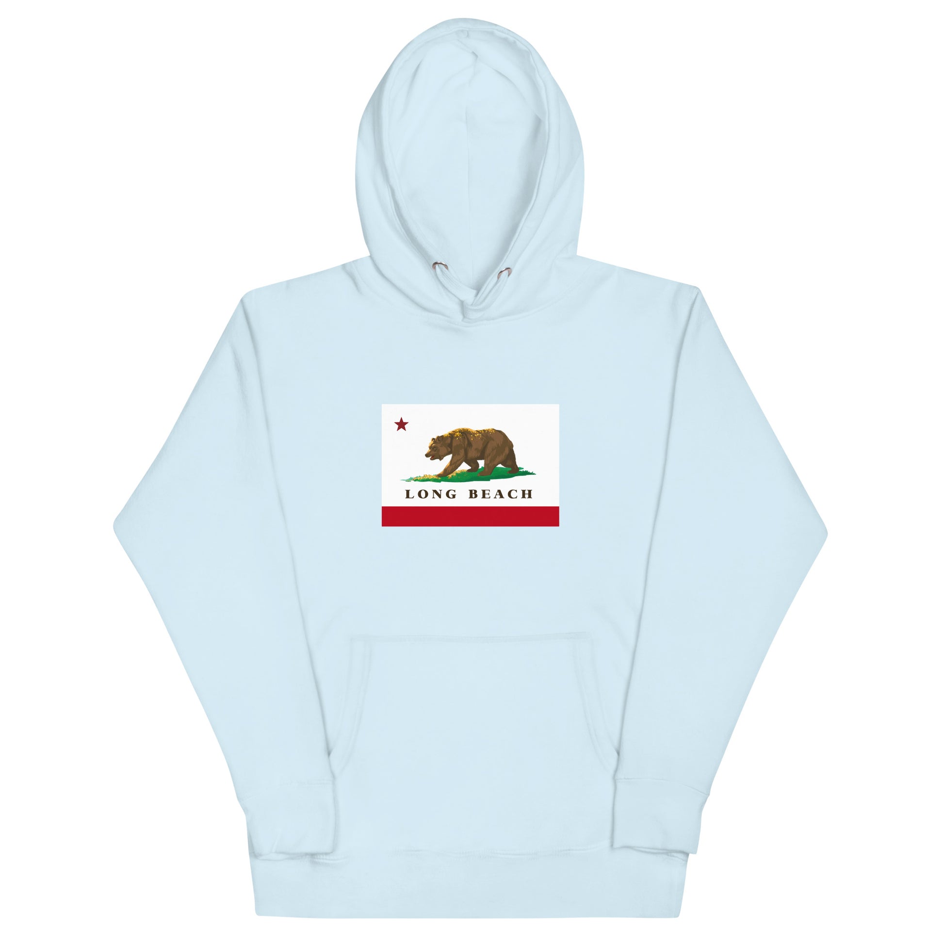 Long Beach CA Flag Hoodie - CAFlags