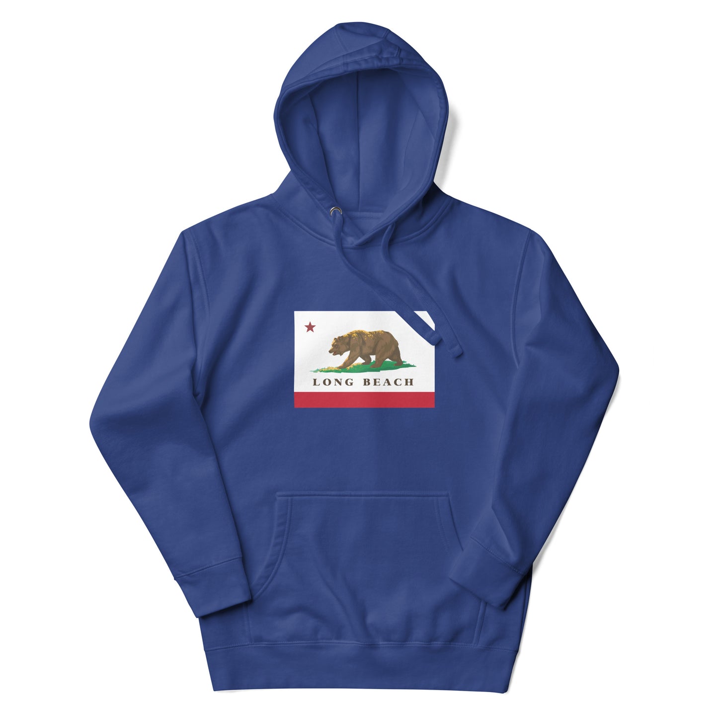 blue Long Beach CA hoodie