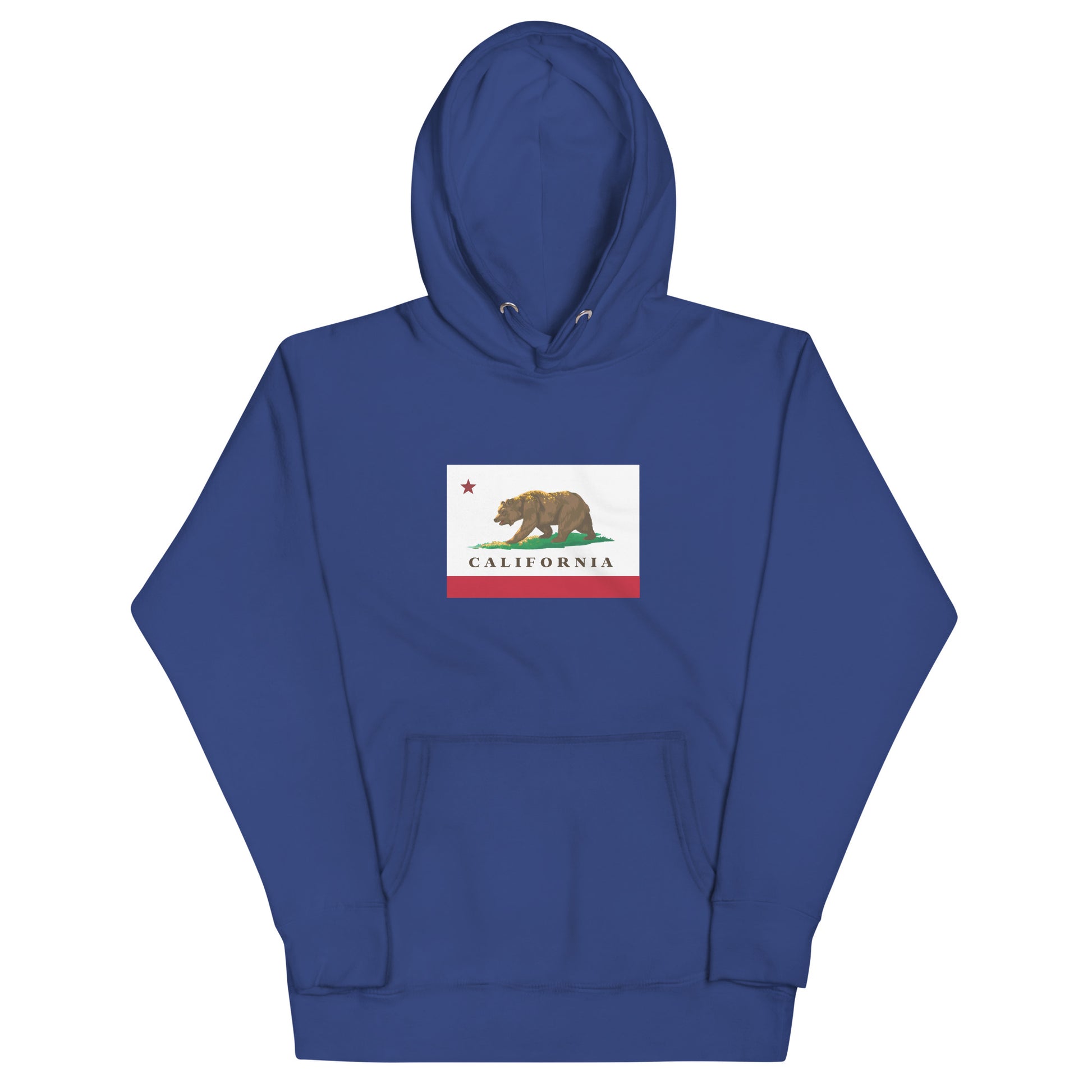 Royal Blue California Flag Hoodie