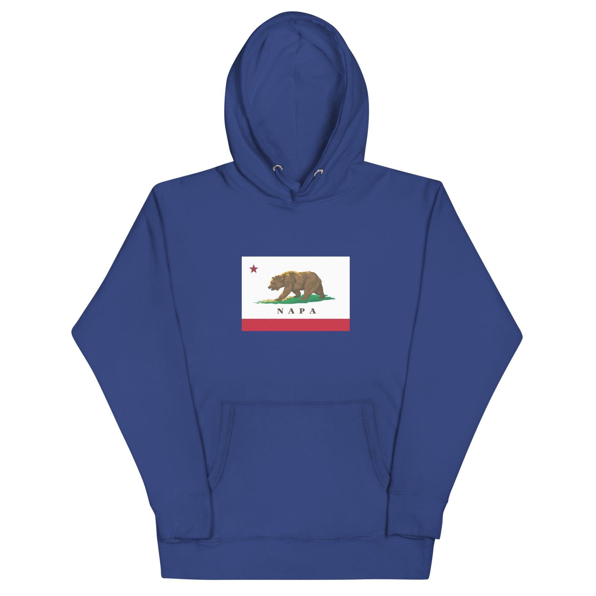 Blue Napa CA Hoodie - CAFlags