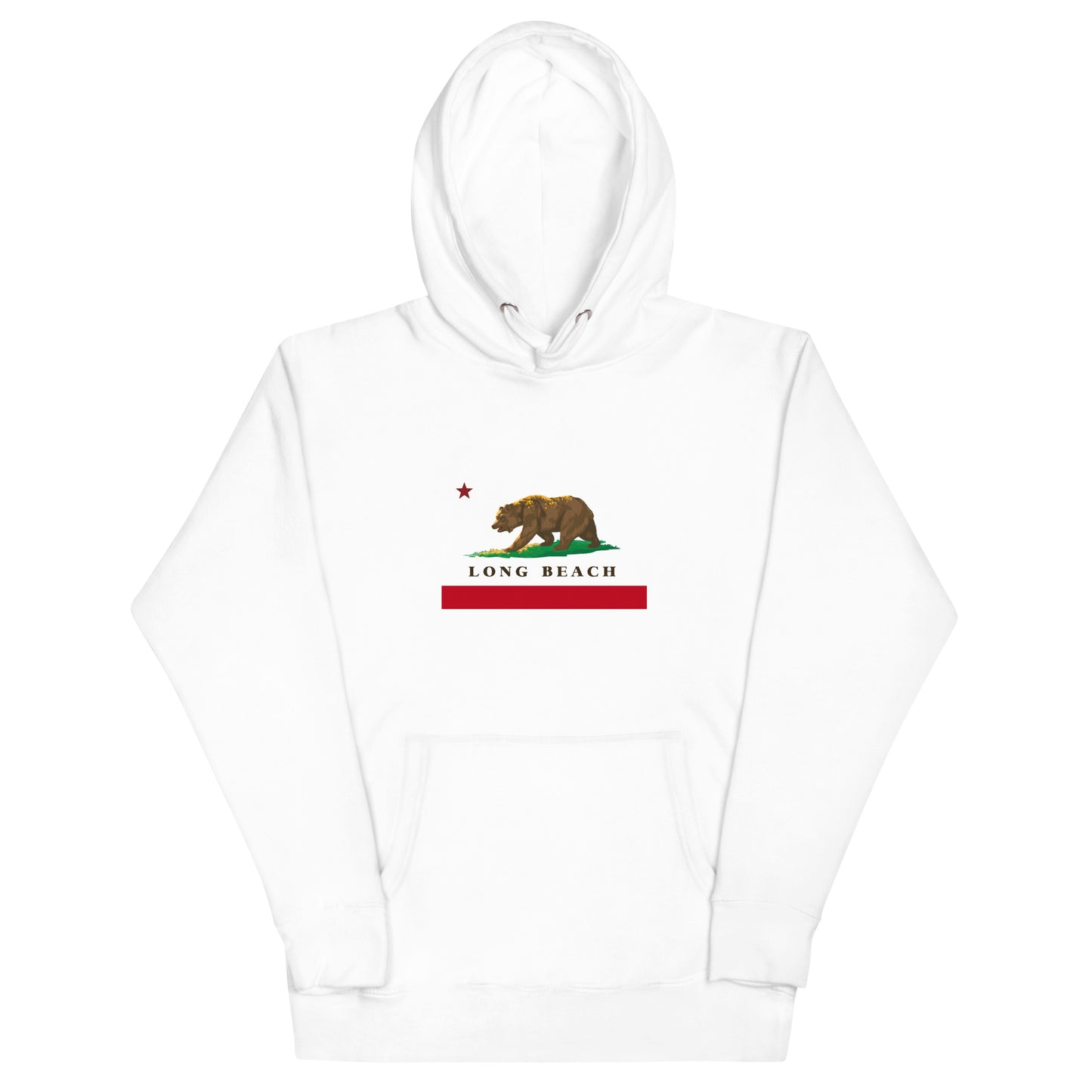 Long Beach CA Flag Hoodie - CAFlags