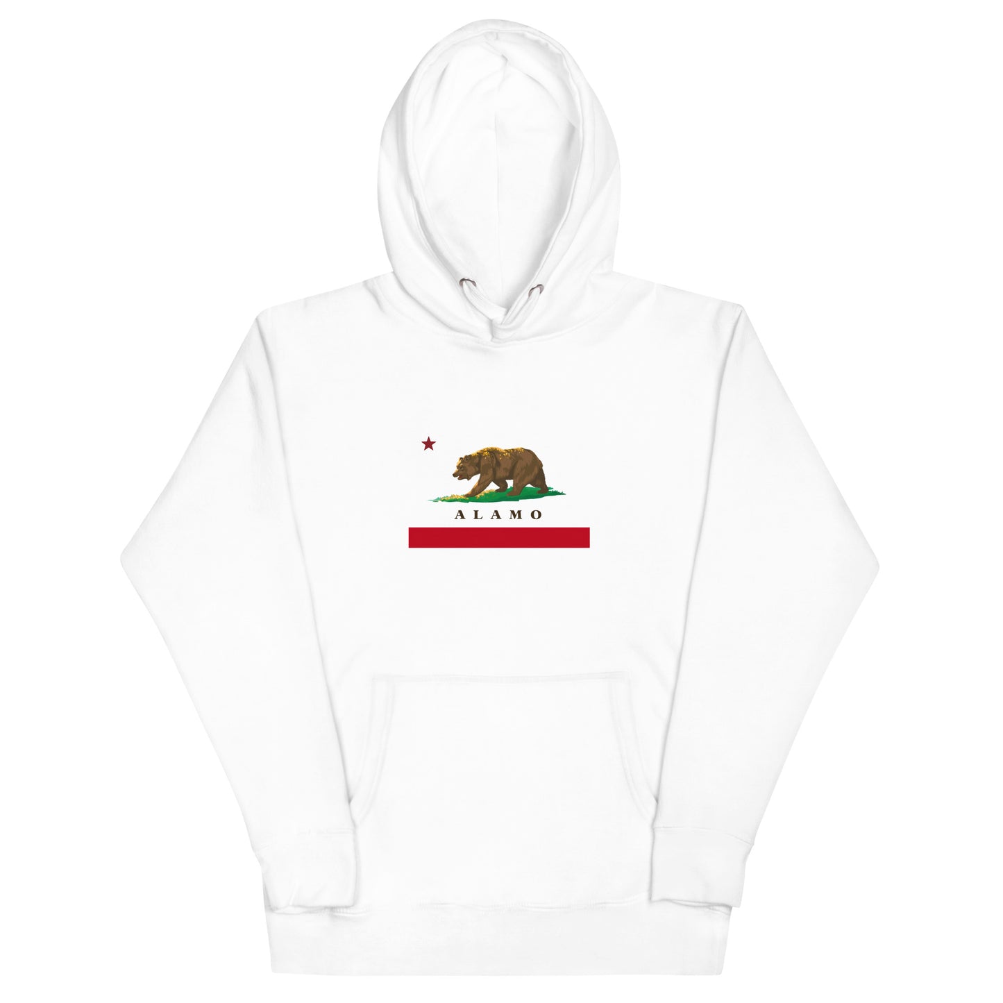 White Alamo Hoodie 