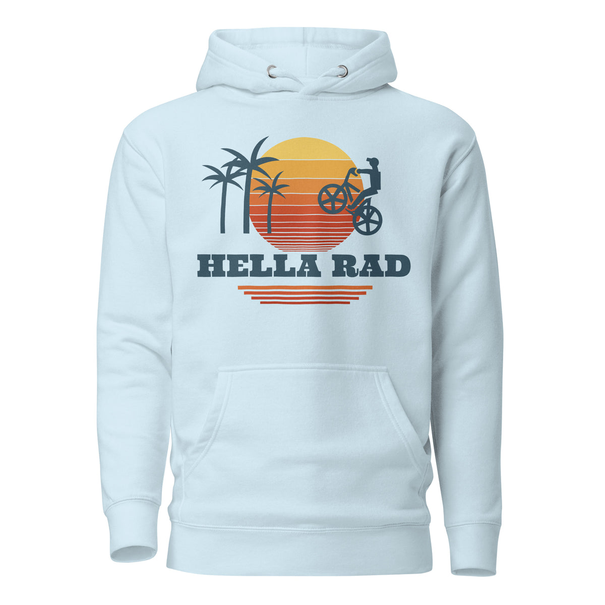 Neon 80s Rad Hoodie