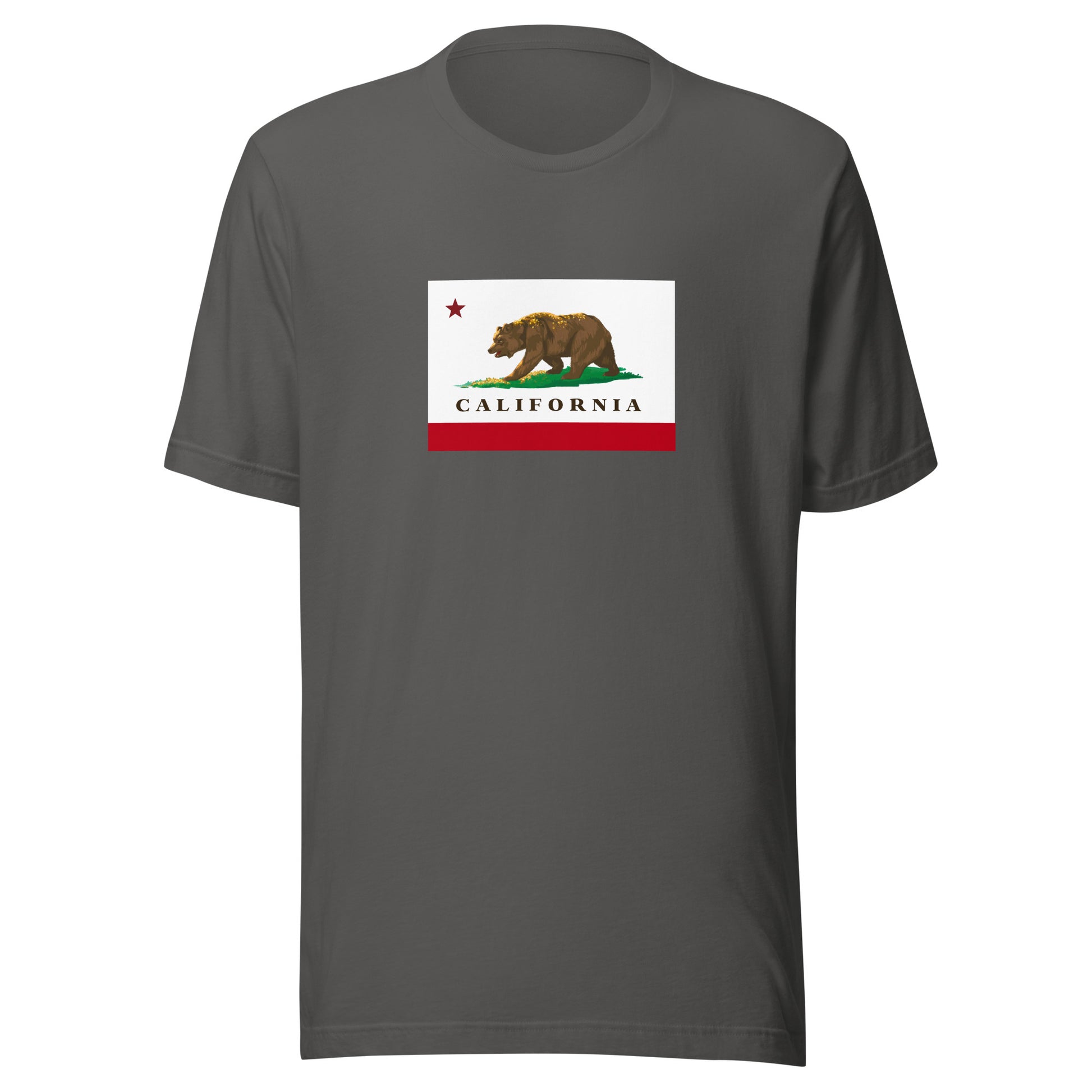 Gray California Flag Shirt