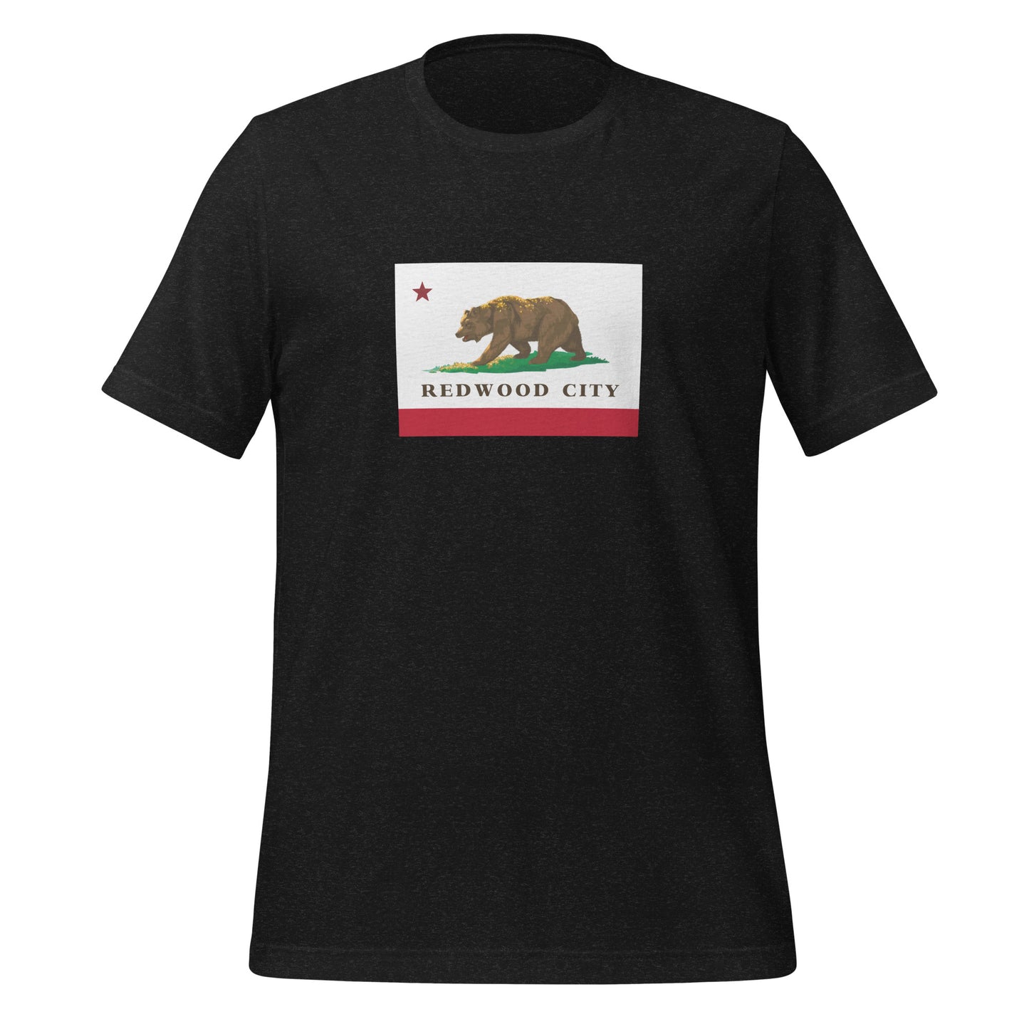 Redwood City CA Flag T-shirt