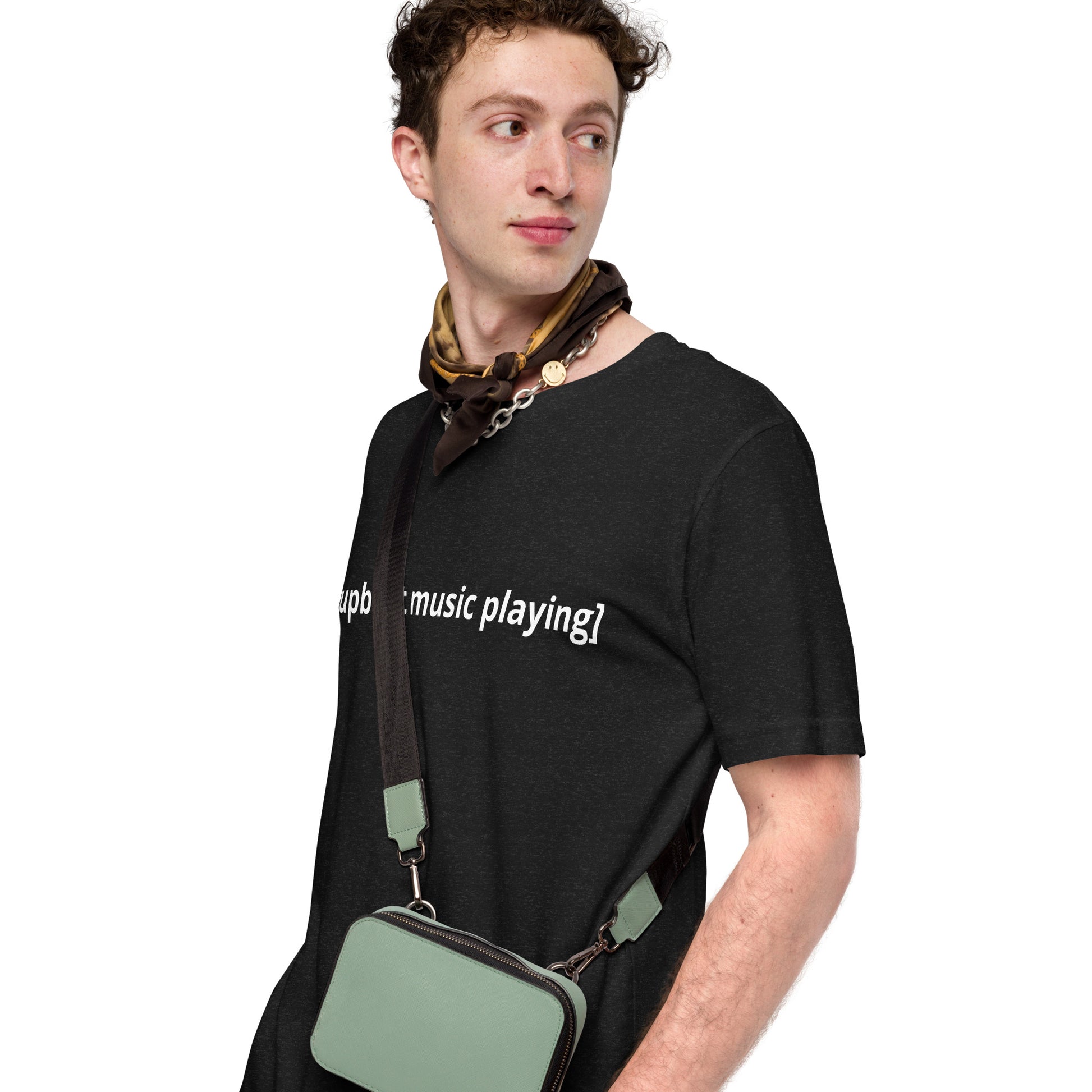 Upbeat Music Playing Subtitled Shirt