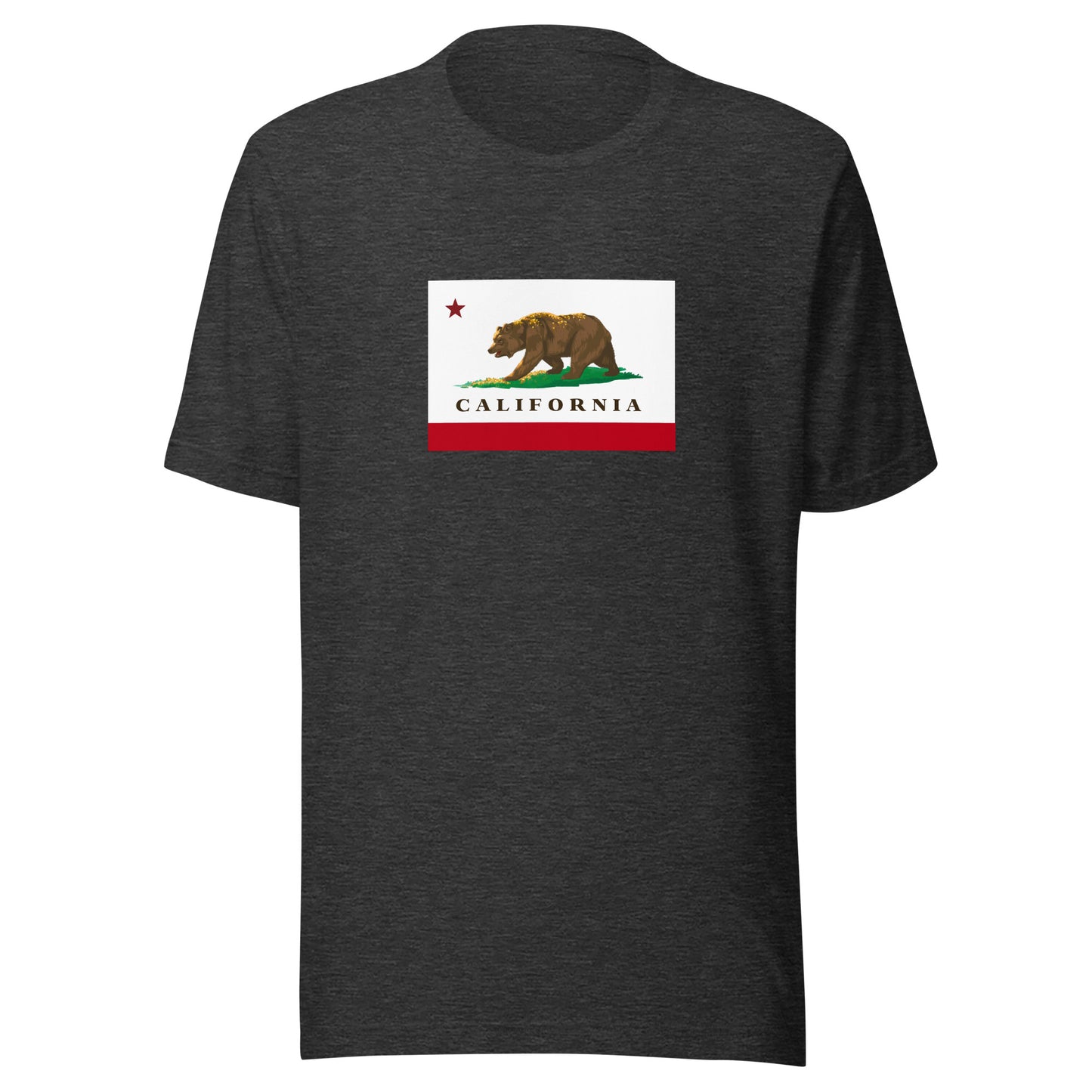 Dark Gray California Flag Shirt