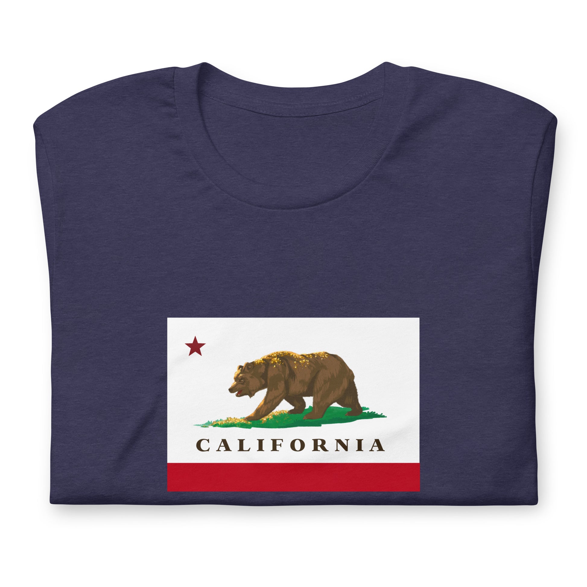 Navy Blue California Flag Shirt