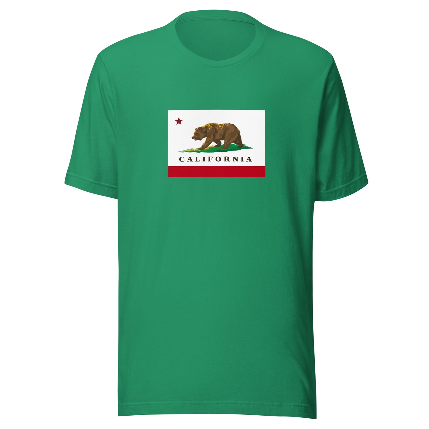 Green California Flag Shirt