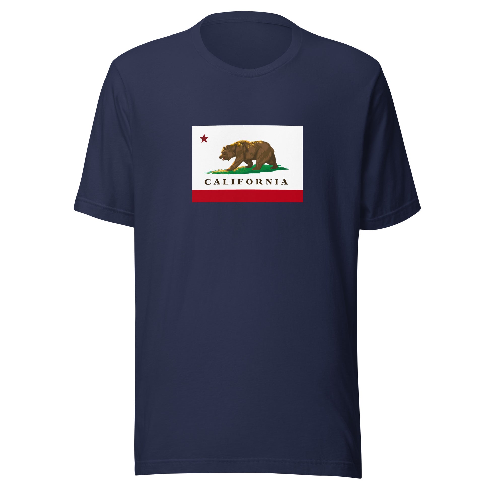 Navy Blue California Flag Shirt