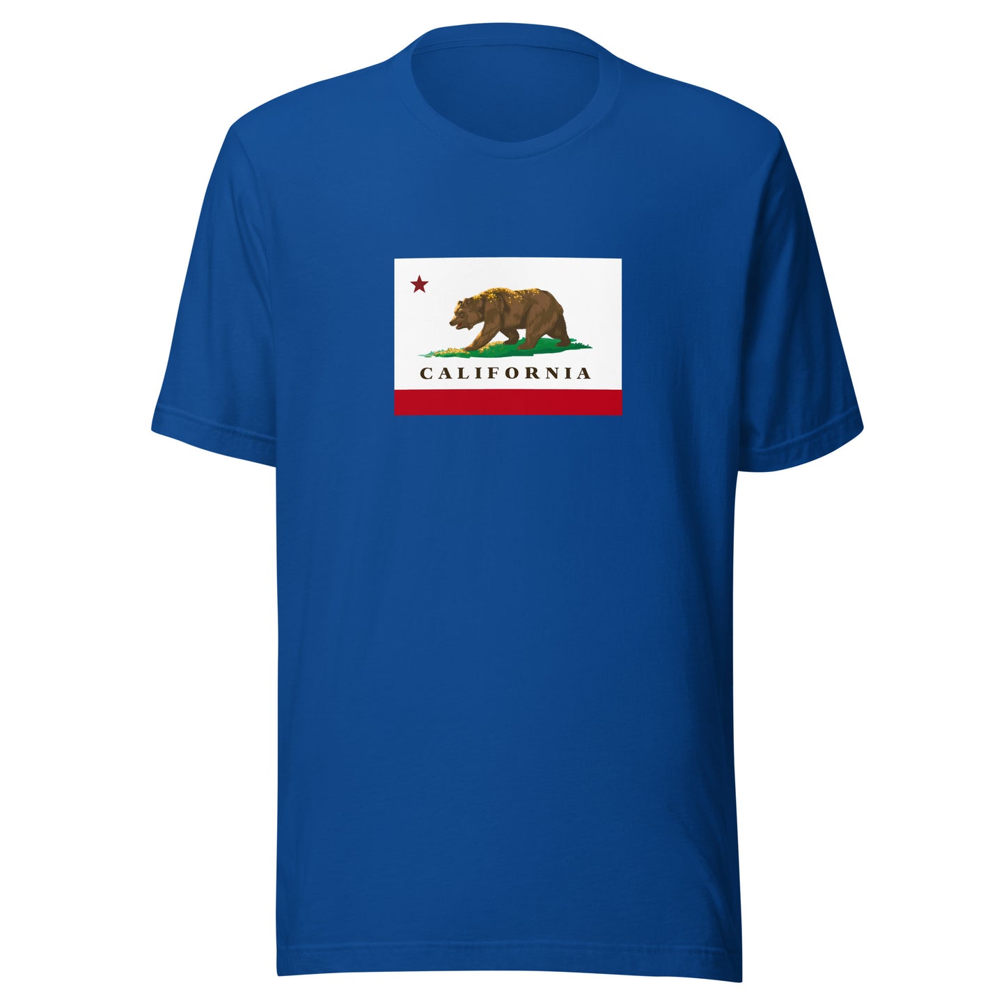 Royal Blue California Flag Shirt