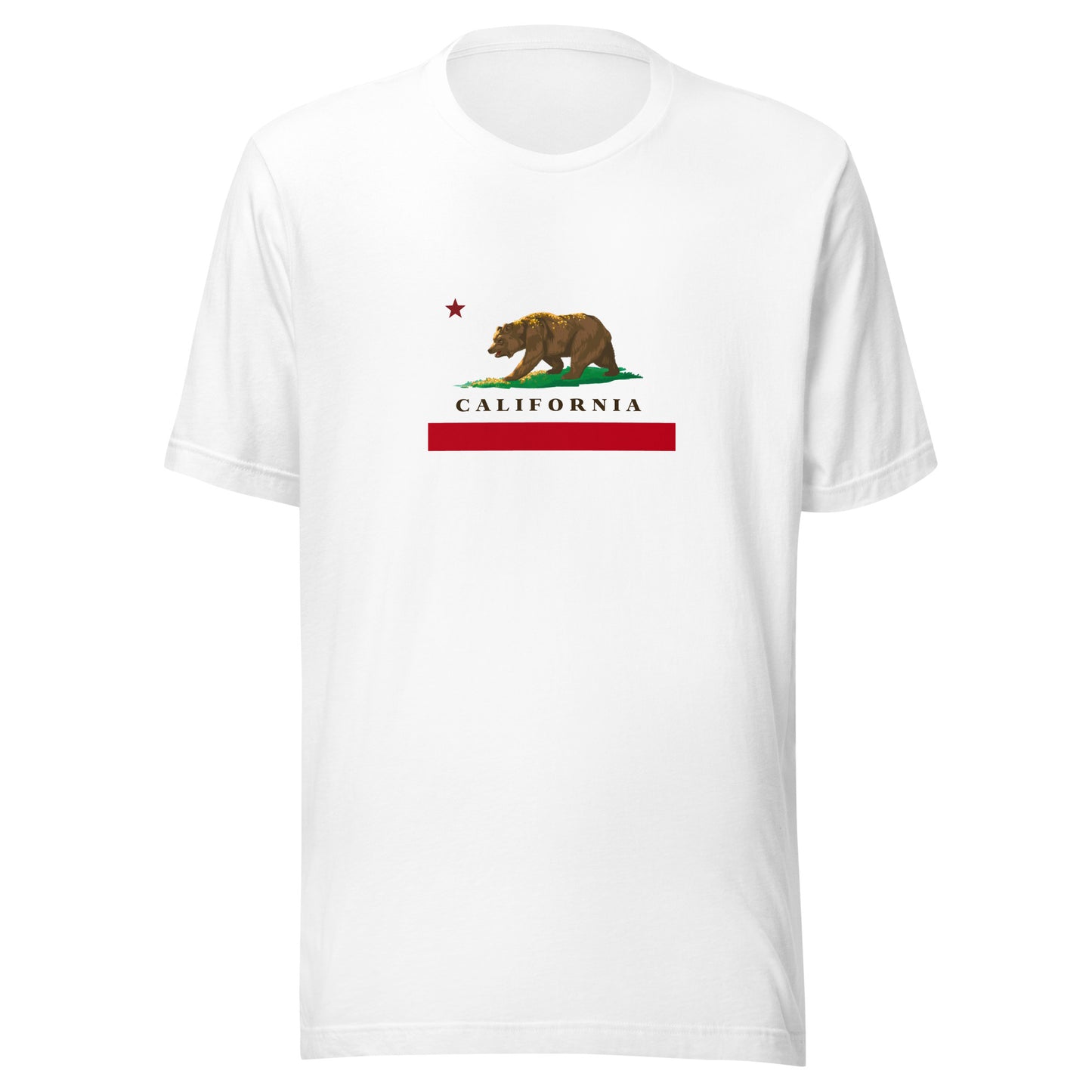 White California Flag Shirt