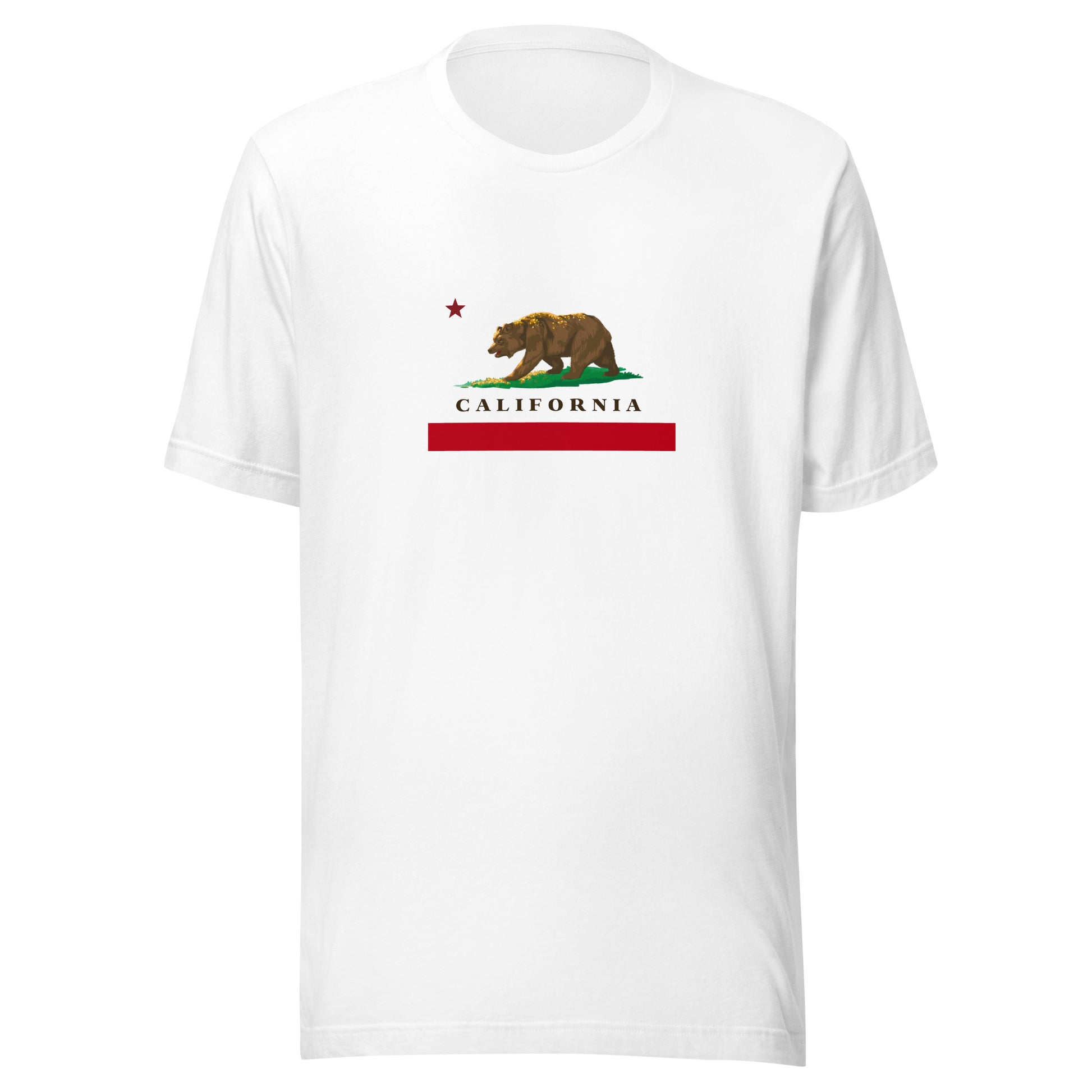 White California Flag Shirt