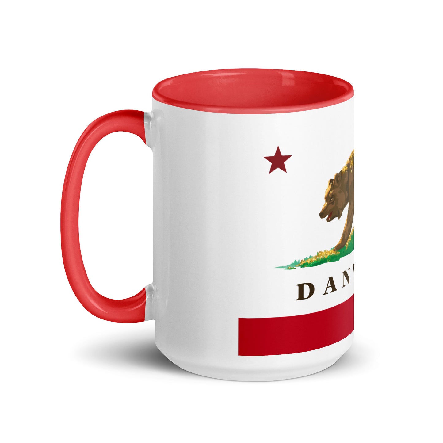 Danville CA Flag Grizzly Mug - CAFlags