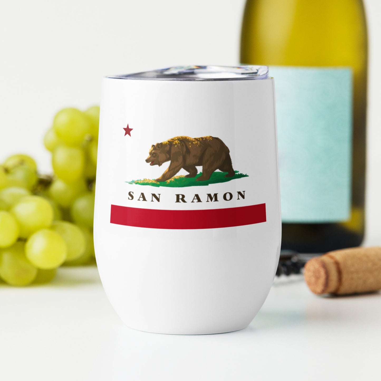 San Ramon CA Wine tumbler