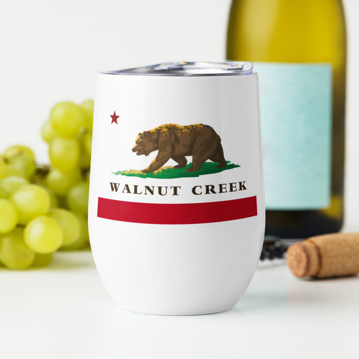 Walnut Creek CA Wine tumbler