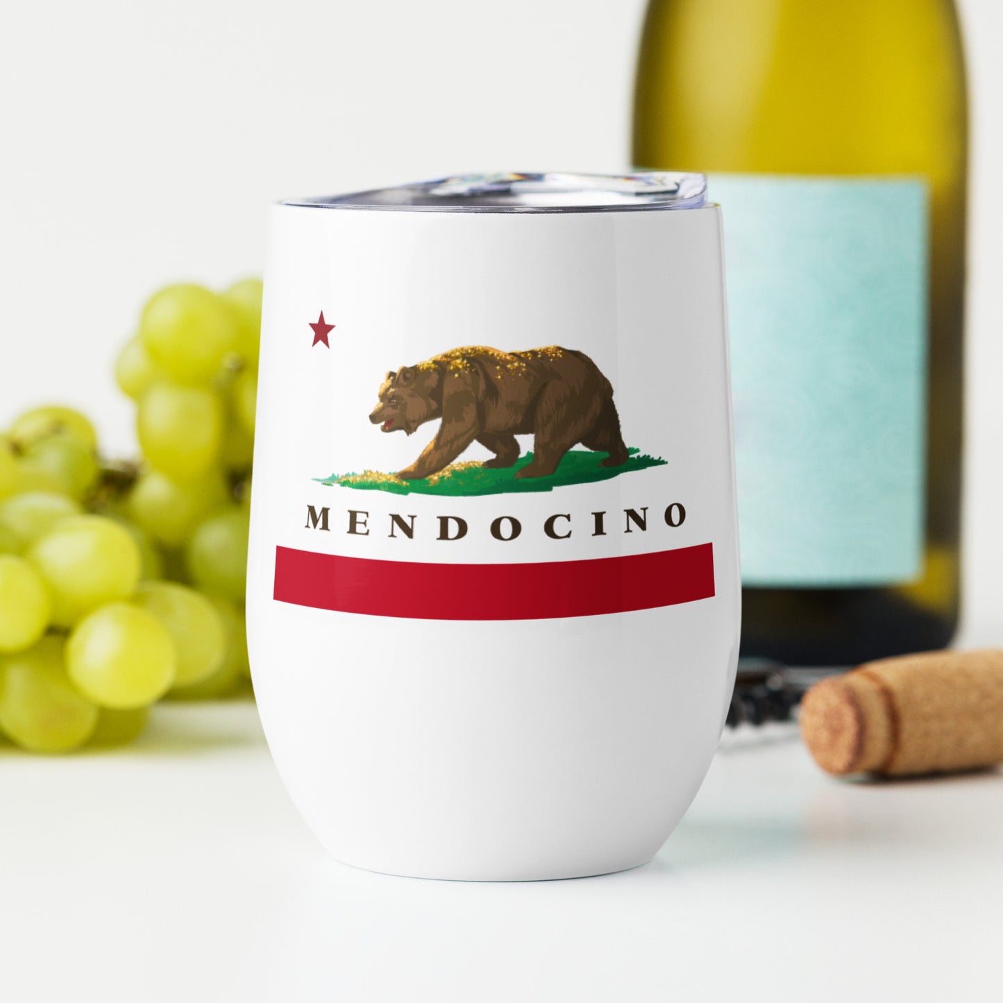 Mendocino Wine tumbler