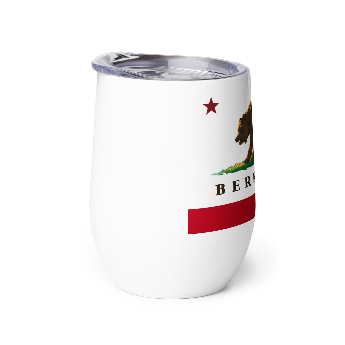 Berkeley CA Wine tumbler - CAFlags