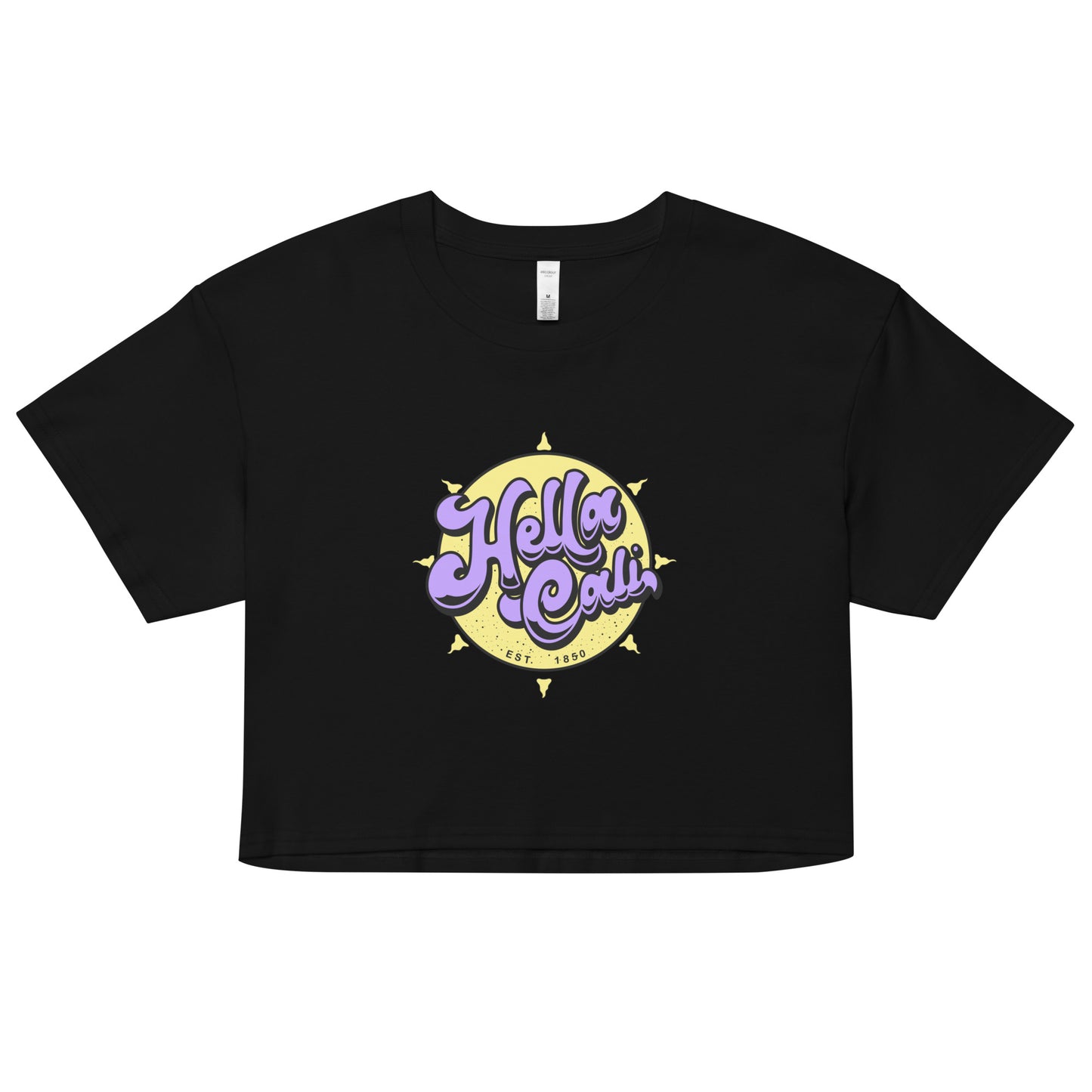 Black Hella Cali Women's Croptop