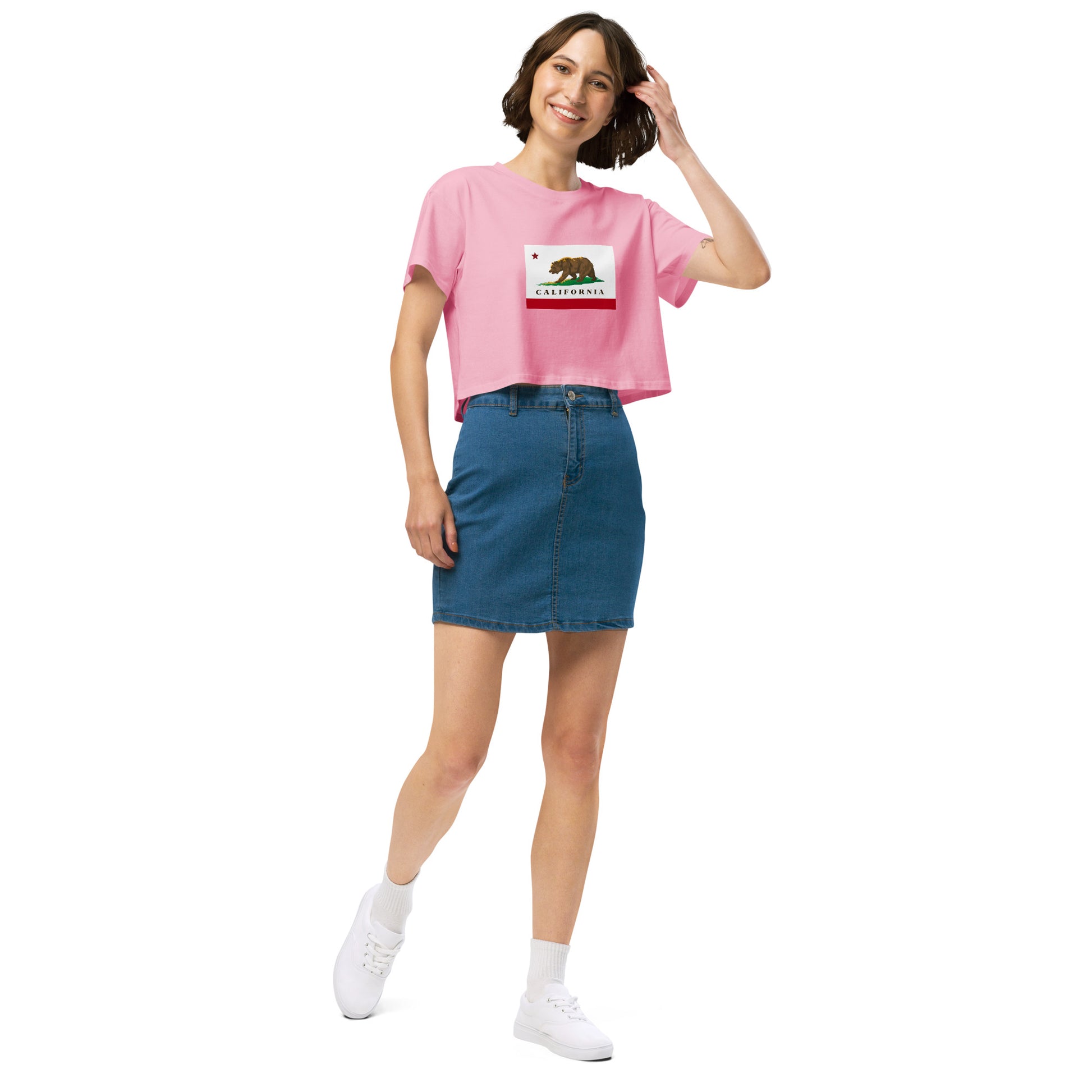 California Flag Women’s crop top - CAFlags