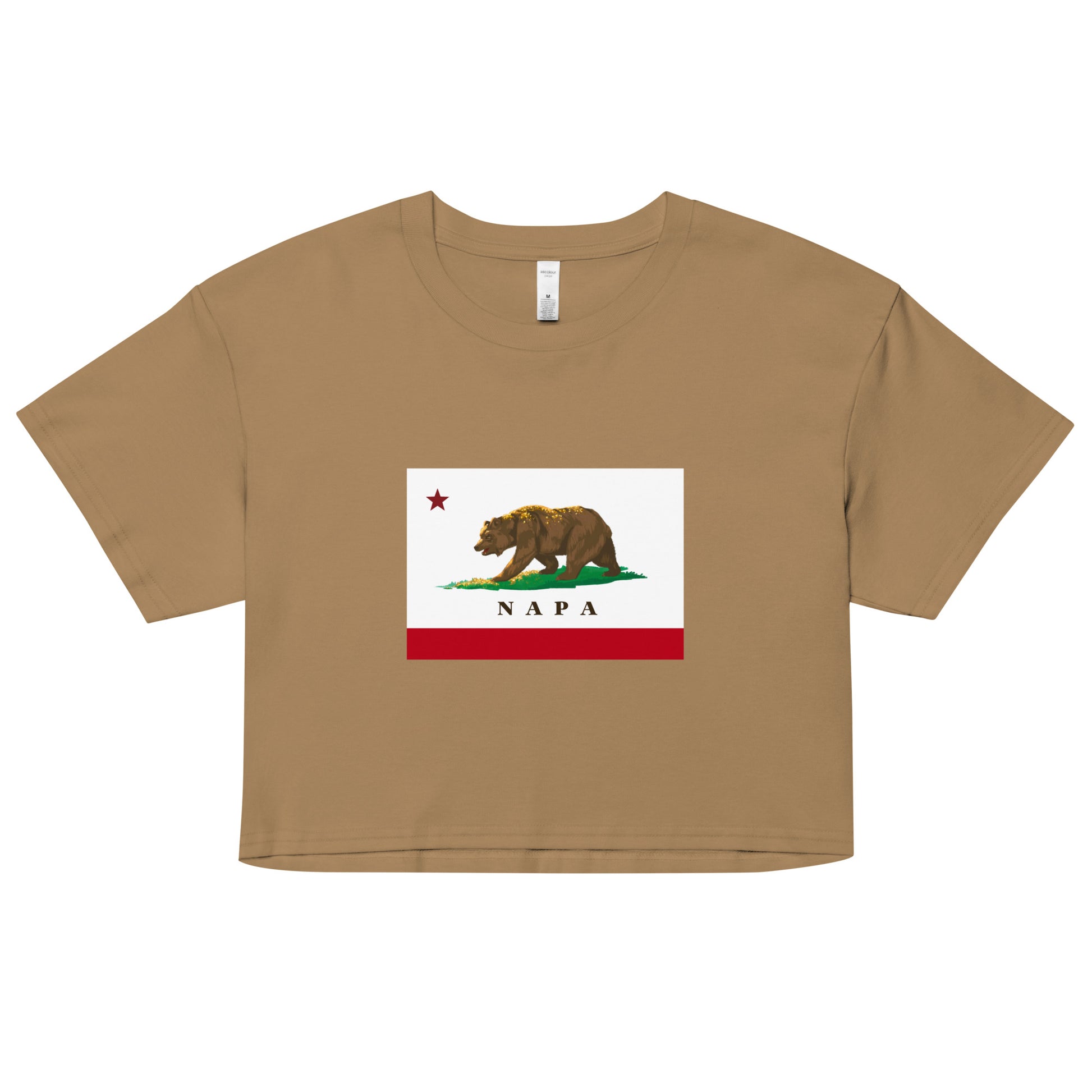 Napa CA Women’s crop top - CAFlags