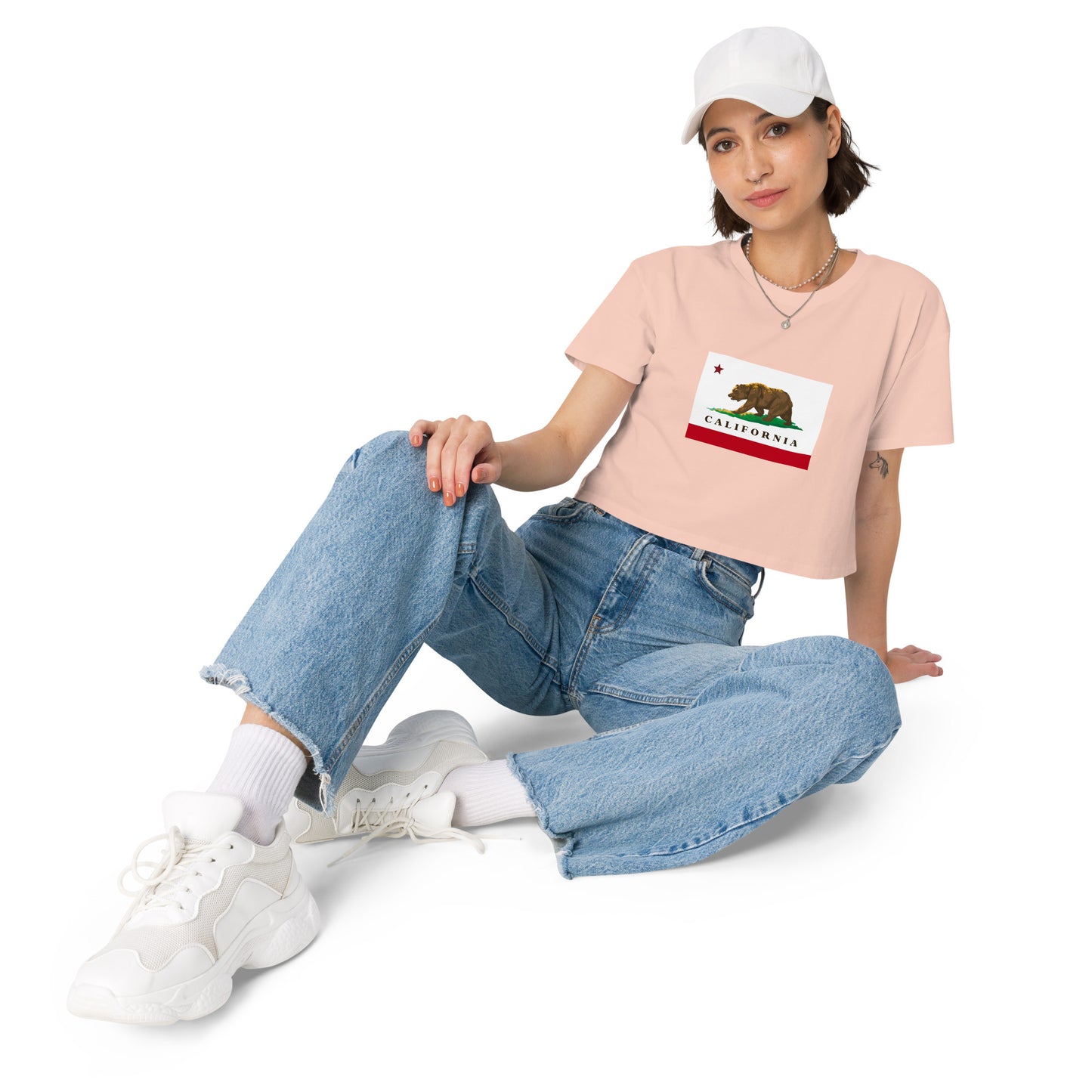 California Flag Women’s crop top - CAFlags